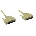 InLine SeriÃ«le kabel,  gegoten, DB25M/M, 1:1, 2m, beige