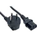 InLine Voedingskabel,  netstekker IsraÃ«l naar IEC connector, 1.8m