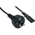 Voedingskabel, netstekker AustraliÃ«/ArgentiniÃ« naar Euro 8 socket, 3x0,75mm 1.8m