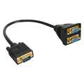 InLine VGA Y-adapterkabel,  VGA M naar 2x VGA V
