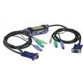KVM Switch, ATEN, 2-fold, CS62A, PS/2+Audio