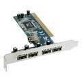 InLine PCI USB 2.0 host controller kaart (4-ext, 1-int. Poorten)
