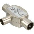 InLine  Antenne T-Verteiler voor Radio, 1x Koax Male an 2x Koax Female
