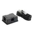 InLine ISDN verdeeldoos,  3-voudig, incl. kabel, 3m, met weerstand