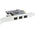 InLine FireWire 400 / 800 1394 a / b Controller Card 3 External + 1 Int. Port P