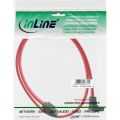 InLine SATA kabel,  met vergrendeling, één zijde 90° haaks, 0.5m
