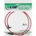 InLine SATA kabel,  één zijde 90° haaks, 0.7m