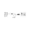 USB -> Seriell Adapterkabel, Aten UC232A, USB St A an 9pol Sub D Stecker