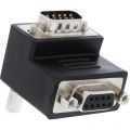 InLine Adapter, 9pol Sub D Stecker an Buchse, gewinkelt
