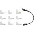 Quick Charge 3.0 USB notebook power supply, 4x USB A + USB Type-C, 80W, white