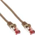 InLine Patchkabel,  S/FTP/PiMF, Cat. 6, bruin, halogeenvrij, 0.3m