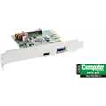 InLine USB 3.1 Host Controller 2 Port AF+CF + low profile Bracket PCIe x4