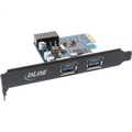 InLine USB 3.0 2 Port Host Controller PCIe incl. Low Profile Bracket black