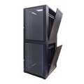 19' Serverkast, 42U glazen deuren, 2 Compartimenten BxDxH 600x600x2000mm