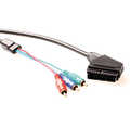 Component Video kabel Scart - 3 x Tulp male (2.00m)