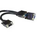 VGA Splitskabel 1 computer - 2 monitoren H.Q.  25cm