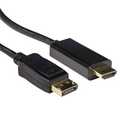 ACT Verloopkabel DisplayPort male naar HDMI-A male, 4K/30Hz 1,80m