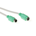 PS/2 Muiskabels Kleur gecodeerd M-F 3,00 m