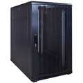 18U, 19Inch serverkast, geperforeerde deuren (BxDxH) 600x1000x916mm