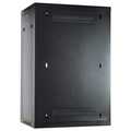 18HE 19Inch Wandkast, glazen voordeur, (BxDxH) 600x450x916mm