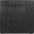 9HE 19Inch Wandkast, glazen voordeur, (BxDxH) 600x600x501mm