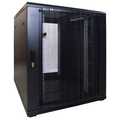 18U, 19Inch serverkast, geperforeerde deuren (BxDxH) 800x1000x916mm