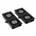 Universal ventilator met 4 ventilatoren, boven montage