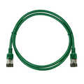 Slim CAT6A patchkabel U/FTP PIMF SlimLine groen 1,5m