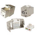 Short Body Keystone Jack, Cat.6a RJ45, STP, tool-less