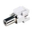 Keystone Adapter Stereo Zwart Op=Op