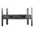 Dual motor sit-stand desk frame, 3 column stages, black