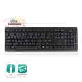 Ewent Business toetsenbord USB, bedraad, Qwerty, Zwart