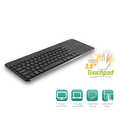 Ewent Draadloos toetsenbord met touchpad, bluetooth, Qwerty, zwart