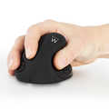 ACT Draadloze ergonomische muis, USB nano ontvanger, 1600 dpi, zwart