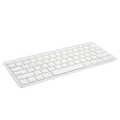 Ewent Toetsenbord Bluetooth, Qwerty, zilver met wit