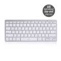 Ewent Toetsenbord Bluetooth, Qwerty, zilver met wit