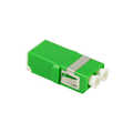 Fibre optic LC/APC to LC/APC duplex coupler, without flange, with laser protecti