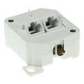 ACT Modulair opbouwdoos unshielded 2 ports German Style CAT5E