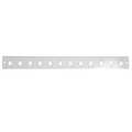 Frontplaat 12-v duplex LC Grijs