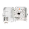 Wand aansluitbox voor glasvezelkabels IP65 voor 8 fibers