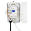 Wand aansluitbox voor glasvezelkabels IP65 voor 4 fibers
