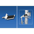 Glasvezel kabelgeleider met gecontroleerde buig radius links
