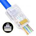 RJ45 modular easy plug Cat.6 UTP RJ45, open front, 25 stuks