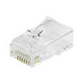 RJ45 modular easy plug Cat.6 UTP RJ45, open front, 25 stuks