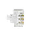 RJ45 modular easy plug Cat.6 UTP RJ45, open front, 25 stuks