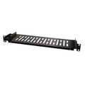 19 inch Cantilever shelf 1 U zwart