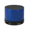 Bluetooth speaker with MP3 player and FM radio, blue