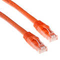 CAT6 UTP patchkabel oranje met lipbeschermer 0,5m
