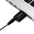 USB adapter with 3.5 mm TRRS jack
