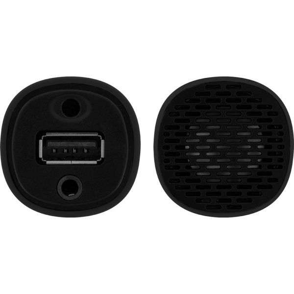 Naar omschrijving van 01472B - InLine USB Soundbank PowerBank 2.200mAh with Speaker and LED indicator, black